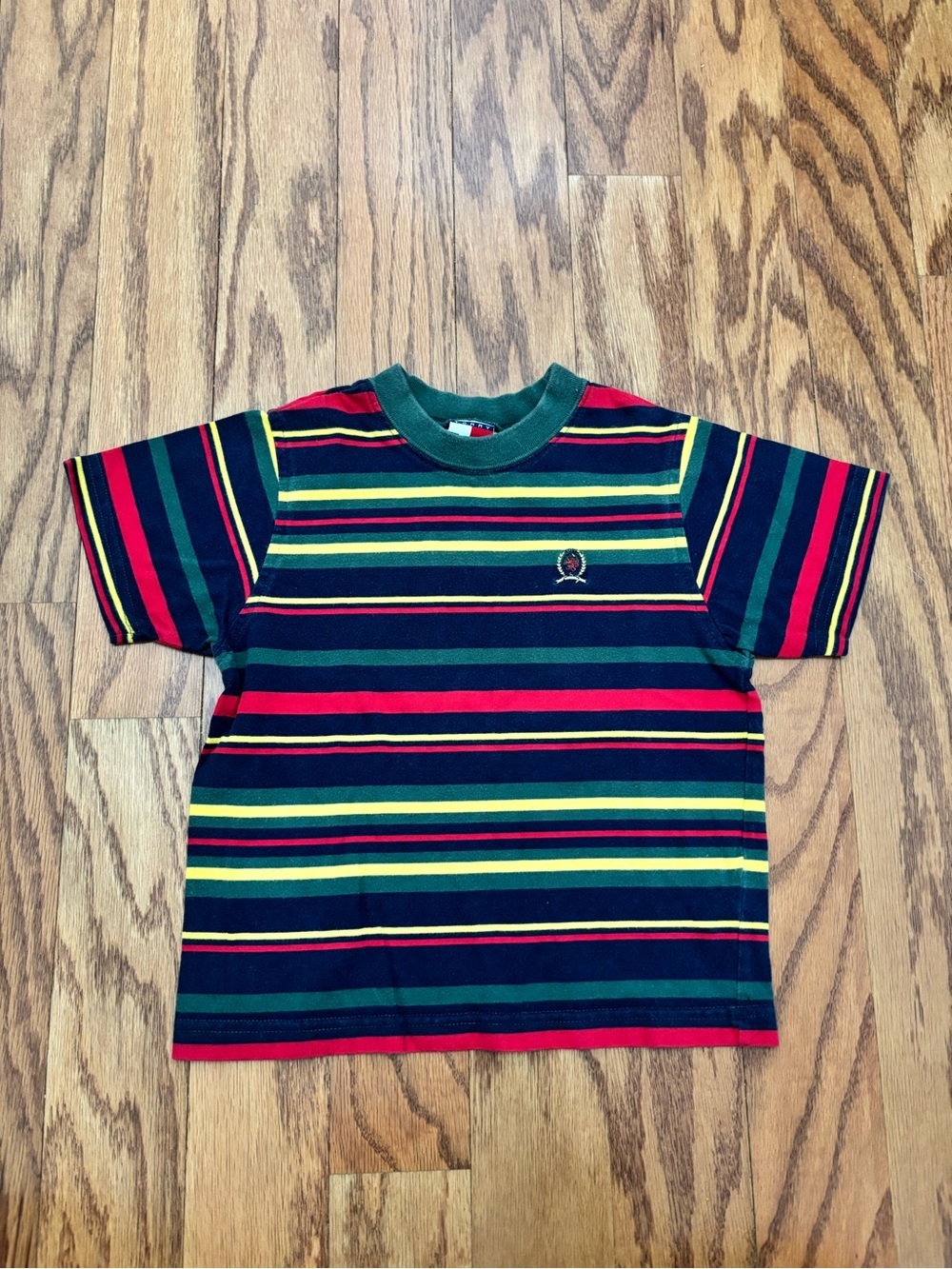 Vintage 90s Toddler Boys 3T 4T Striped T-Shirt Bundle Colorblock Tees - Picture 6 of 12
